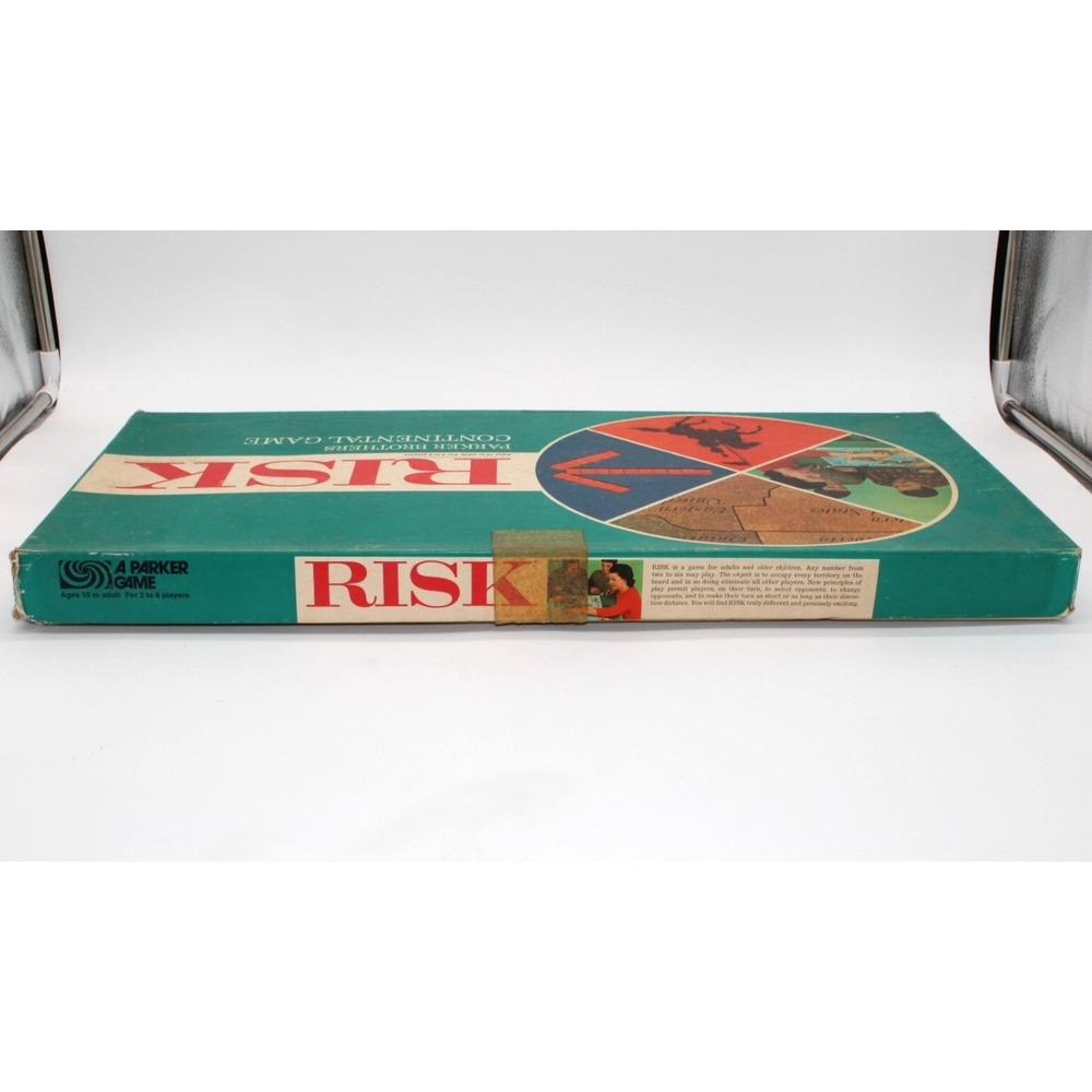 Vintage RISK Continental Board Game 1968 by Parker Brothers (no instructions) - Picture 8 of 11